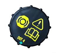 Besttoolifes Bouchon de réservoir d'huile de frein de voiture avec joint en caoutchouc pour Focus For - Couvercle de réservoir de liquide de frein anti-déversement, anti-poussière et couvercle de