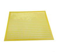 Besttoolifes Boudin de reine pour apiculture, outil rectangulaire en polypropylène, 50,9 x 41,9 cm, jaune, durable et résistant aux déchirures, pour apiculteurs