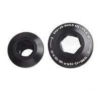 Besttoolifes Boulon de manivelle auto-extractible en alliage d'aluminium | M15/M26 pour SRAM pour gxp pour x7 pour x9 X0 pour xx1, vis de fixation de pédalier noir et écrou pour transmission de vélo