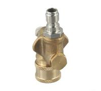 Besttoolifes Buse de nettoyeur haute pression pour coupleur pivotant à 360 degrés, construction en alliage, connecteur rapide de 12 mm, nettoyage de voiture et moto