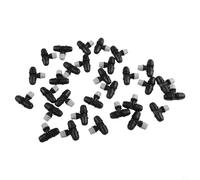 Besttoolifes Buses goutte à goutte à trois voies de 6,35 mm pour systèmes d'irrigation par brumisation, buses d'arrosage atomisantes avec écrou de verrouillage anti-fuite, plastique résistant aux UV