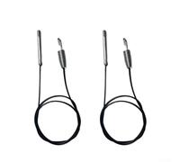 Besttoolifes Câble de commande de rechange pour souffleuse à neige pour modèles de lanceur - Câble de déneigement d'hiver robuste compatible avec 946-0897, 746-0897A, 677-0424 (2 pièces)