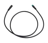 Besttoolifes Câble d'extension étanche E-For Bike Display pour et M500//M800 - 5 broches mâle-femelle - 80 cm - Noir