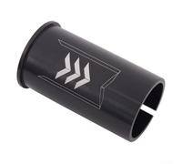 Besttoolifes Cale de tige de selle de vélo en alliage d'aluminium, réducteur 25,4 27,2 28,6 30,4 30,8 31,6 33,9 34 mm, compatible avec VTT, vélo de route, pliable, noir (30,8-27,2)