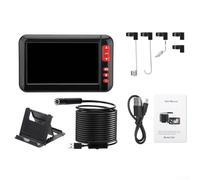 Besttoolifes Caméra d'inspection HD 1080P avec écran de 4,3", endoscope flexible de 8 mm pour tuyaux, étanche IP67, rechargeable, caméra serpent de 2 m pour