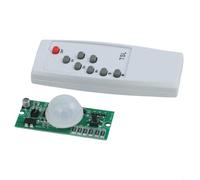 Besttoolifes Carte contrôleur solaire PIR pour lampadaire extérieur compatible avec batterie au lithium 3,2 V/3,7 V, avec télécommande et détecteur de mouvement, pas de surcharge