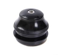 Besttoolifes Casque conique VTT 44 55 mm pour fourche droite 28,6 mm | Ensemble de roulement de fourche avant pour VTT, 44 mm supérieur 55 mm, tête de vélo en métal noir, tête de vélo légère