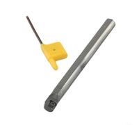Besttoolifes Ccmt0602 C10k-sclcr06 Porte-outil de tournage interne pour machines solides, longueur 125 mm, diamètre de la tige 10 mm, compatible avec le tournage en carbure CNC pour barre