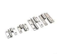 Besttoolifes Charnière amovible de 3,8 cm avec drapeau à joint coulissant - Charnière de porte en acier inoxydable 304 pour armoires, boîtes à outils et boîtiers électriques - Main gauche, 2 mm