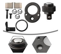 Besttoolifes Clé à cliquet 1/4", 3/8", 1/2" 72 dents en acier au chrome vanadium pour réparation automobile et travaux de mécanique générale (6,35 mm)