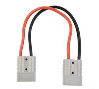 Besttoolifes Connecteur de batterie 50 A 600 V, 10 AWG, connecteur de batterie à connexion rapide, connecteur de déconnexion avec câble de connecteur de batterie pour Anderson (100 cm)