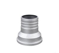 Besttoolifes Connecteur de tuyau de pompe à eau en aluminium avec joint en caoutchouc, écrou de 5,1 cm et raccord de tube droit pour systèmes générateurs (5,1 à 3,8 cm)