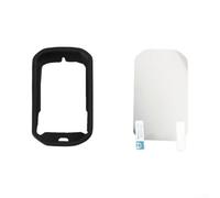 Besttoolifes Coque de protection en silicone noire | Kit de protection d'écran de sécurité GPS pour vélo - Design absorbant les chocs - Pour le sport et le cyclisme