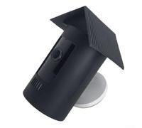 Besttoolifes Coque étanche en silicone pour caméra Ring Stick-Up Cam Plug-In - Anti-rayures et soleil - Résistant aux intempéries - Pour caméra de sécurité extérieure - Noir