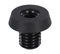 Besttoolifes Coque inférieure de queue de billard en alliage d'aluminium et protection en caoutchouc pour queue de billard, compatible avec Jaguar, Metz, Hao, Global et Pierre Cues (E)