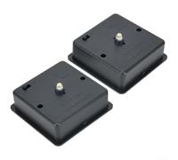 Besttoolifes Couvercle de panneau solaire carré de rechange en plastique - 7,1 x 7,1 cm, compatible avec les lampes solaires d'extérieur, comprend un boîtier de piles AA et (2 pièces)