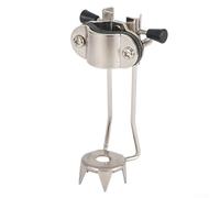 Besttoolifes Crampons de bâtons de randonnée antidérapants en acier inoxydable avec cinq griffes dentées pour bâton de marche sur terrain enneigé ou glacé