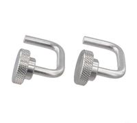 Besttoolifes Crochets de connexion pour table de camping en acier inoxydable - Lot de 2 boucles d'extension pour tables pliantes IGT - Accessoires de meubles de camping en plein air