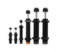 Besttoolifes Cylindre d'amortisseur de pression d'huile hydraulique, ressort réglable pour modèles AC0806 AC2020 1008, corps en acier au carbone avec tige de piston en acier inoxydable (AC1412)