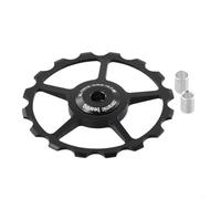 Besttoolifes Dérailleur arrière en alliage d'aluminium et céramique pour poulie de roue jockey 10T-17T avec adaptateurs de 4/5 mm pour vélos de route et VTT, design léger et durable (16T)