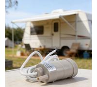 Besttoolifes Eau submersible 12 V, haut débit 1500 l/h, étanche IP68, pour camping-car, camping-car, tête de 5 m, boîtier en plastique, -40 °C à +60 °C