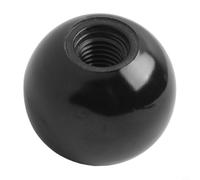 Besttoolifes Écrou à bille avec poignée de machine-outil pour équipement de tour, travail du bois et production de verre | Noyau de bouton de serrage avec fer et construction (pour M12-40bakélite noir