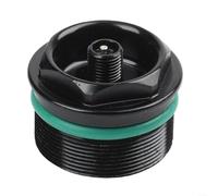 Besttoolifes Écrou de valve de fourche de vélo en alliage d'aluminium, assemblage du capuchon supérieur, pour fourches à air RockShox 28,3/30,3/32,3 x 1,0 mm, noir (30,3 x 1,0 mm A)