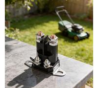 Besttoolifes Électrovanne électrique 12 V 4 broches pour tondeuse autoportée et tracteur à gazon - Solénoïde d'allumage de rechange compatible avec CASTEL-GARDEN, pour STIGA,