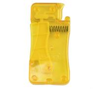 Besttoolifes Enfile-aiguille automatique pour machines à coudre, outil de couture à la main en plastique avec ressort, dispositif d'enfile-aiguille compact pour un enfilage facile, couleur jaune, 8,9