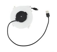 Besttoolifes Enrouleur de câble rétractable automatique avec connecteur IDC, portable 1,2 m/pour câble de charge télescopique de 3 m pour le camping et les équipements électriques d'extérieur (1,2 m