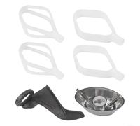 Besttoolifes Ensemble d'accessoires pour mélangeur de pâtisserie en métal - Pour pâtisserie, gâteau, biscuits, palettes, crochet de pâte, rallonge, pour mixeurs Bosch Plus Classic Nutrimill Artiste