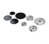 Besttoolifes Ensemble de chapeau de cuisinière à gaz - Capuchon de rechange en fer durable - Compatible avec la plupart des cuisinières à gaz et têtes de brûleur de four pour une utilisation en