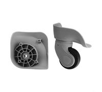 Besttoolifes Ensemble de roues de rechange pour valise, pièces de roues de chariot rotatives habituelles, roulettes complètes durables en plastique, silencieuses, installation résistante à l'usure