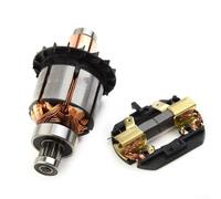 Besttoolifes Ensemble moteur et brosse 18 V pour marteau perforateur SDS Pièce de rechange compatible avec les modèles DCH243 DCH253 DCD735 DCD985 Porte-balais de carbone et outil électrique