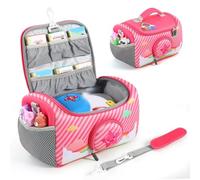Besttoolifes Étui de protection pour Little Tikes Story Dream Machine, sac de rangement en tissu non tissé, étui de transport compact et portable pour jeux audio pour tout-petits (rose)