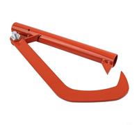 Besttoolifes Extracteur de bûches en métal avec crochet d'abattage robuste et design ergonomique pour bois de chauffage et aménagement paysager, outil de levage et de déplacement compact orange