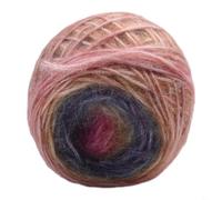 Besttoolifes Fil en mohair dégradé pour tricot à la main - Pelote de fil doux et teintée avec mélange de couleurs sans couture, 100 m de long, pour loisirs créatifs, chaud, écharpe, crochet (type B)