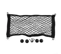 Besttoolifes Filet de Rangement Élastique Extra Large pour Voiture, Van, Caravane, Bateau - 25 x 50 cm - Noir Cargo Organisateur Poche avec Maille Haute Élastique pour Téléphone, Bouteilles, Cartes