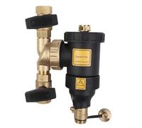 Besttoolifes Filtre de chaudière magnétique pour systèmes de chauffage central | Piège à sédiments de chauffe-eau | Élimine le calcaire, la rouille, la boue | Ports filetés DN20 à DN32 (DN20/3/4 valve