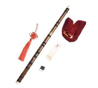 Besttoolifes Flûte de sol à enficher, flûte amère Dizi, instrument de musique chinois traditionnel fait à la main, avec kit de protection de colle à membrane gratuit, joint en laiton