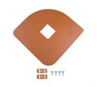 Besttoolifes Gabarit 4 en 1 pour défonceuse à bois, outil de positionnement d'angle rond avec guide de rayon R15 R30 R60 R200 et limite à double butée (excircle)