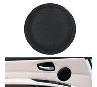 Besttoolifes Garniture de haut-parleur de porte intérieure noire en polycarbonate et ABS pour X1 E84 2010-2015 et Série 3 E90 E91 2005-2012 Protection de haut-parleur avant et arrière anti-rayures