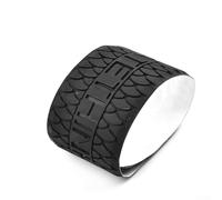 Besttoolifes Gel de silicone pour protection de cadre de vélo - Autocollant universel pour protection de cadre de vélo - Pour éviter les éclats de pierres, les coups de rocher et l'usure - Noir