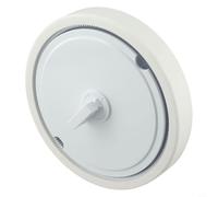 Besttoolifes Grande roue avec pneu, roulements et axe pour Polaris pour nettoyeur de piscine Zodiac 280, entièrement pré-assemblé, blanc, protection sable incluse