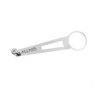Besttoolifes Guide de chaîne de vélo, construction en alliage d'aluminium et acier inoxydable, support de vitesse unique pour pignons 48-53T et 54-60T, design pliable pour Birdy (48-53T)