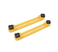 Besttoolifes Guide de coupe réglable pour scie circulaire, pince de fraisage, outil de positionnement du bois avec boucle inversée bidirectionnelle de 10,2 cm à 15,2 cm, coupe poussiéreuse (jaune)