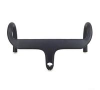 Besttoolifes Guidon intégré en fibre de carbone pour vélo de route - Design Aero Bend avec passage de câble interne, carbone T800, compatible fourche de 28,6 mm, longueur 360-440 mm (420 x 80 mm