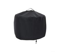 Besttoolifes Housse ronde pour four à pizza en tissu 420D imperméable et résistant à la déchirure avec cordons de serrage inférieurs et poignée supérieure, pour utilisation en extérieur et terrasse