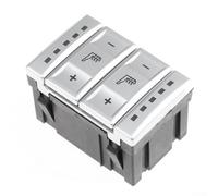 Besttoolifes Interrupteur de siège chauffant BS7T19K314AB pour S-MAX, Galaxy 3 et 4 (2006-2015) - Bouton poussoir de rechange argenté