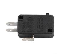 Besttoolifes Interrupteur miniature compatible avec réfrigérateur, four à micro-ondes, bouton poussoir momentané à 2 broches 3 broches pour contrôle de l'alimentation du cuiseur à riz, pièce de